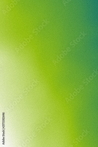 Green to teal gradient background with film grain texture