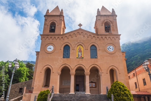 View of Gibilmanna Sanctuary in Cefalù, Palermo, Sicily, Italy, Europe, World Heritage Site
