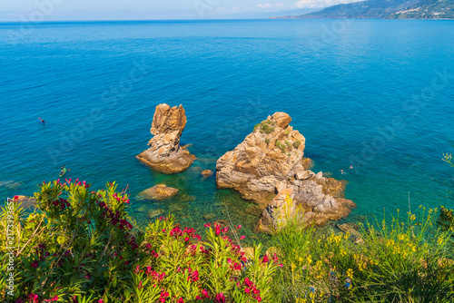 Beautiful Seascape of the Sicilian Coast in Cefalù, Palermo, Sicily, Italy, Europe, World Heritage Site