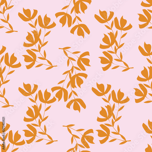autumn leaves seamless pattern