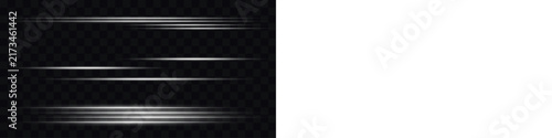 Set of motion light trail intense glossy shiny, for multimedia presentations.
