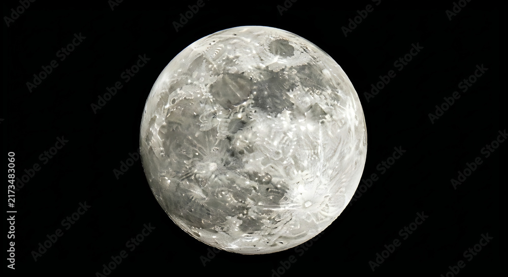 Obraz premium A bright full moon shining in the night sky during the traditional chinese mid autumn festival celebration