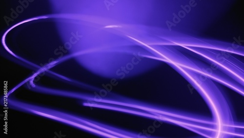 Abstract Light Painting Long Exposure Motion Blur Glow Artistic Background