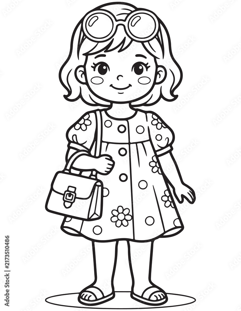 Fototapeta premium Cute Fashion & Beauty