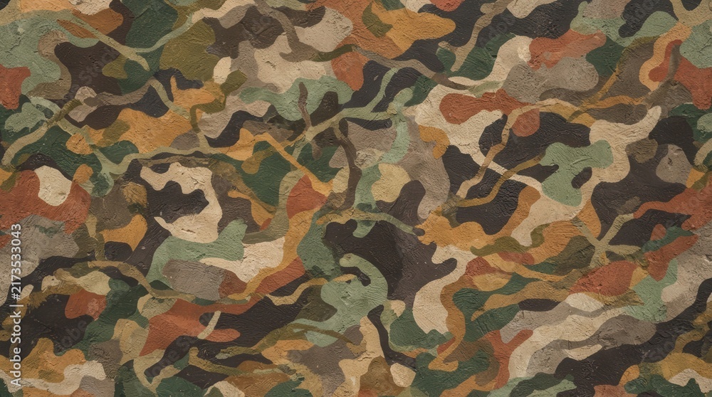 Abstract camouflage pattern background texture