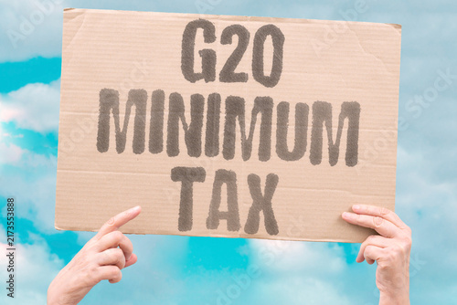 Fotografía "G20 minimum tax" Global wealth tax on billionaires proposed