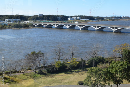 Plakat w ramie 手賀沼 千葉県北部の湖沼