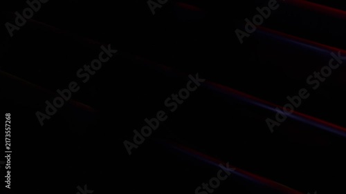 Red Blue Abstract Motion Graphics Glowing Lines on Black Background Dynamic light trails for futuristic tech themes data flow or cinematic elegance