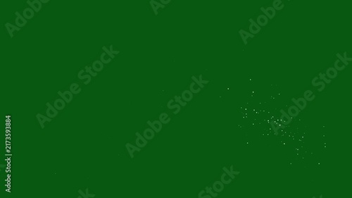Glitter magical white particle trail animation,glittering stars,light streak transition,green screen background,smooth shimmering glow, luxury 4k cinematic motion graphics