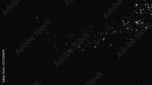 Glowing luxury glitter magical fairy dust path,elegant motion trail,luminous shimmer particles,black screen background,luminous shimmer particles,celebration effects, smooth 4k
