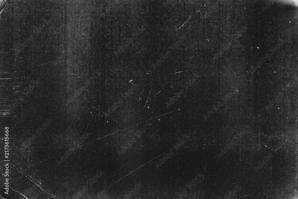 © FuturStockSolution  - Photocopier scanner texture with smudged noise and grunge effect, black and white retro film overlay for old photo editing, posters, print effects and creative design.