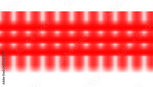 Abstract red background with a glowing grid pattern and soft blurred light effects