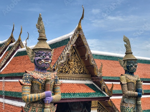 Quadro su tela wat phra kaew bangkok thailand