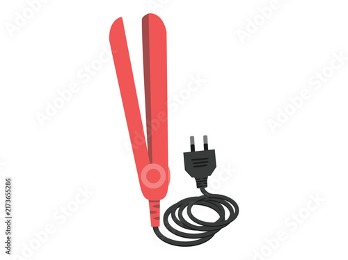 Red Flat Iron for Hair Styling