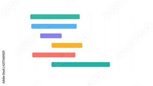 Gantt chart timeline bar shift