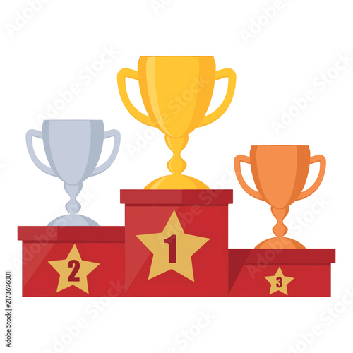 gold cup with a trophy