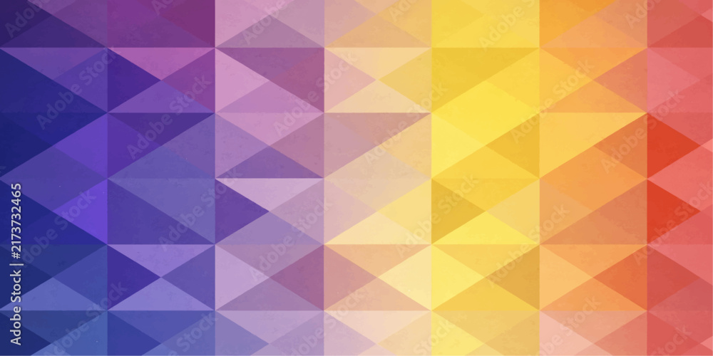 Obraz premium Abstract low poly geometric background with colorful triangular pattern gradient vector wallpaper design