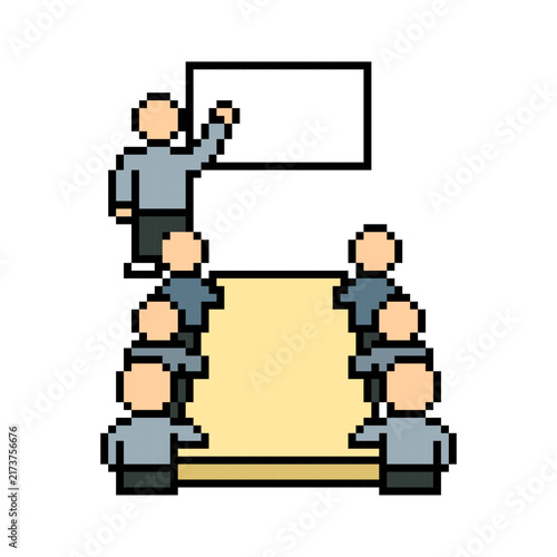 MEETING GROUP ACTIVITY PIXEL ART