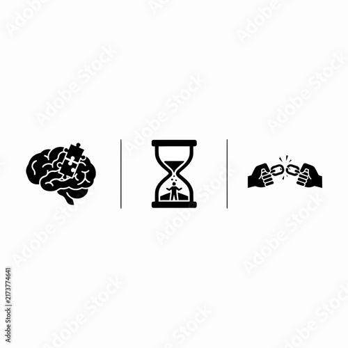 Mental Health and Freedom Icons
