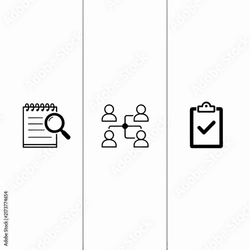 Business Management Icon Set