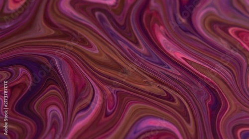 Abstract pink and purple fluid marble texture background.