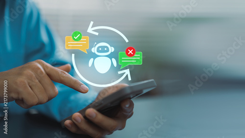 Фотография AI Feedback Loop for Customer Service Automation and Continuous Improvement, Cha