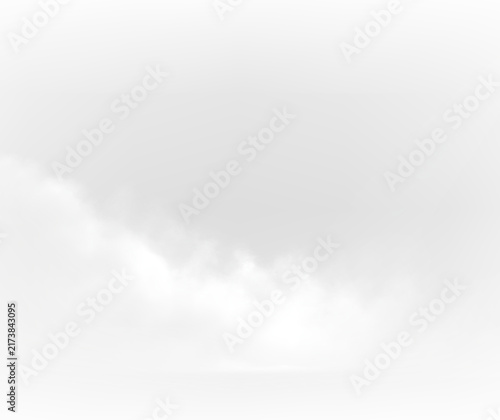 Fotografie Soft White Smoke Trail Floating Across Background PNG