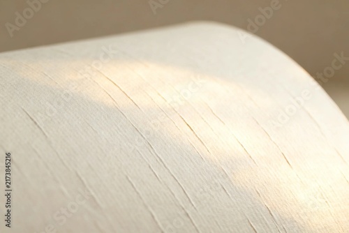 Soft Light on Textured Paper Surface