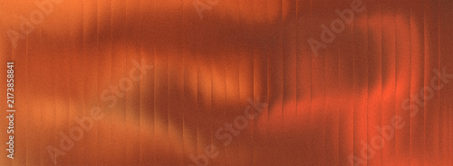 Quadro su tela Textured copper glass fluted surface with warm orange light creates modern architectural glass pattern suitable for luxury interior design and elegant backdrop