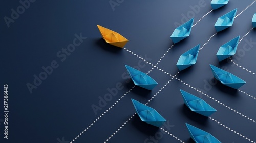 Digital network connection concept with colorful nodes representing global communication, collaboration and technology ecosystem