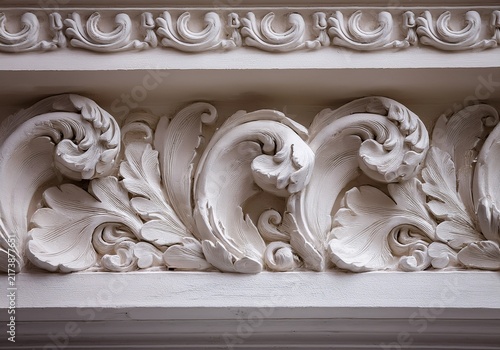 Ornate Plaster Molding Relief