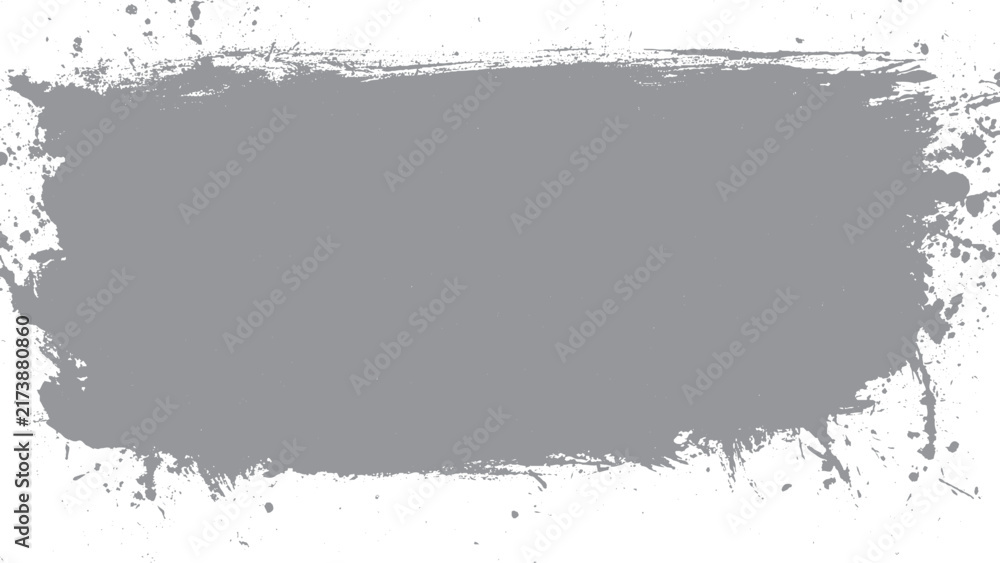 Fototapeta premium Black ink stain on white paper texture for creative design Grunge ink blot background with contrasting white space for text