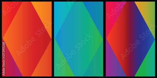 Vibrant Red Orange Blue Green Pink Purple Yellow Abstract Gradient Background for Website Poster Presentation and Advertising.