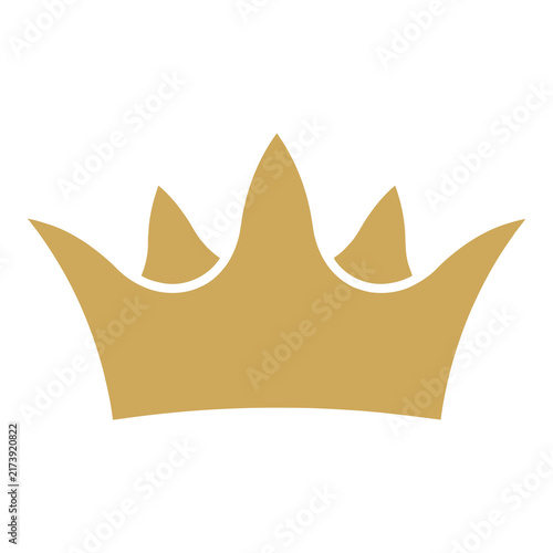 Bild auf Leinwand Golden crown symbol icon royalty luxury