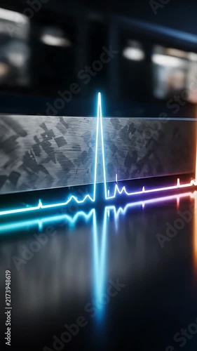 Abstract Neon Light Pulse Animation with Dynamic Energy Flow and Futuristic Digital Design. and Motion Graphics