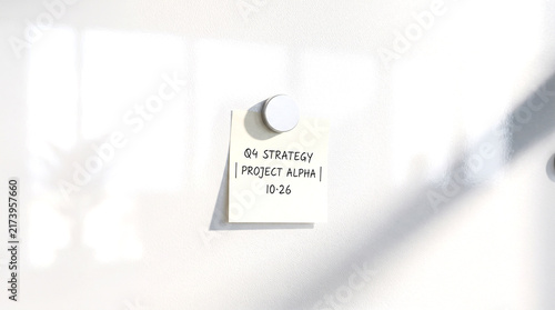 business card on a white background