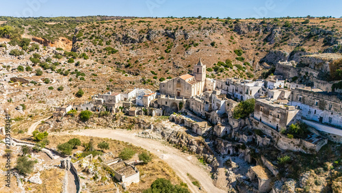 Quadro su tela Scenic view in Ginosa, Province of Taranto, Apulia, Italy.
