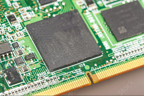 electronic circuit board with processor
