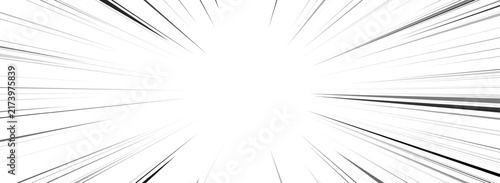 Cartoon manga speed for comic line background and radial light motion. Effect texture white for anime burst frame and action emphasis book. Black ray graphic for flash superhero illustration.