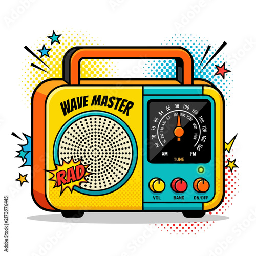 Retro Portable Radio 