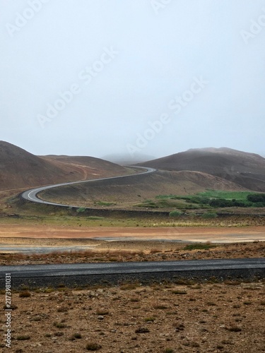 Obraz na płótnie geyser fields in iceland