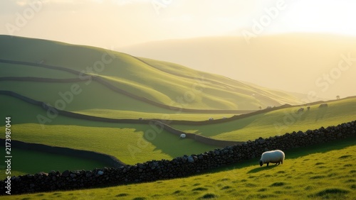 yorkshire dales at dawn