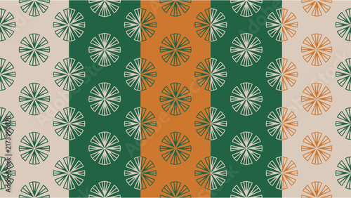 Vintage Seamless Floral Pattern Background with Decorative Flowers and Leaves for Textile Wallpaper and Fabric Design