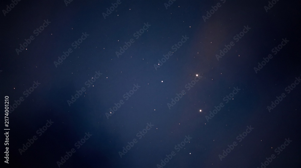 Fototapeta premium Midnight Blue Starry Sky Background