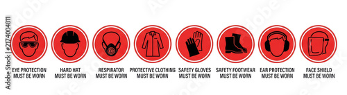 Wear safety ppe symbol icon transparent png, wear ppe mandatory sign png, ppe mandatory symbol png, personal protective equipment icon png, workplace safety ppe symbol, ppe safety sign, ppe warning.