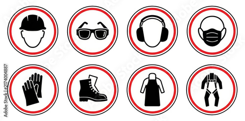 Wear safety ppe symbol icon transparent png, wear ppe mandatory sign png, ppe mandatory symbol png, personal protective equipment icon png, workplace safety ppe symbol, ppe safety sign, ppe warning.