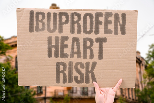 Fotografía "Ibuprofen heart risk" NSAIDs increase cardiovascular events