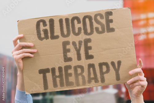 Quadro su tela "Glucose eye therapy" Chemotactic nanorobots cross vitreous barrier