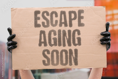 Fotografie "Escape aging soon" Longevity escape velocity by 2030