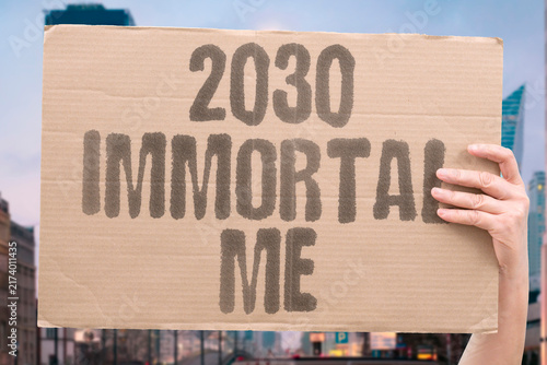Konstfotografi "2030 immortal me" Nanobots will keep me alive forever